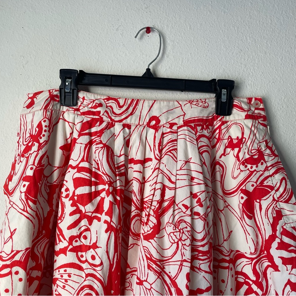 Butterflies Skirt With Pockets - Picture 2 of 8
